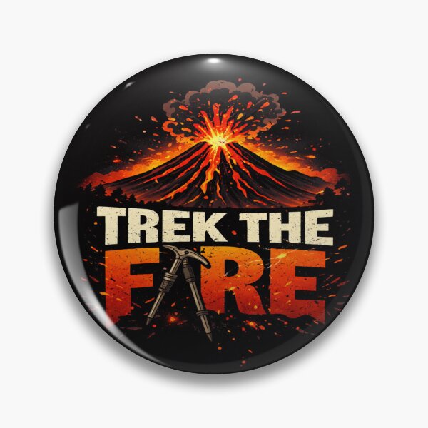 Item preview, Volcano Trek the Fire Shirt – Erupting Lava Mountain Hiking Adventure Tee for Explorers & Geology Lovers designed and sold by Globalcitytees.