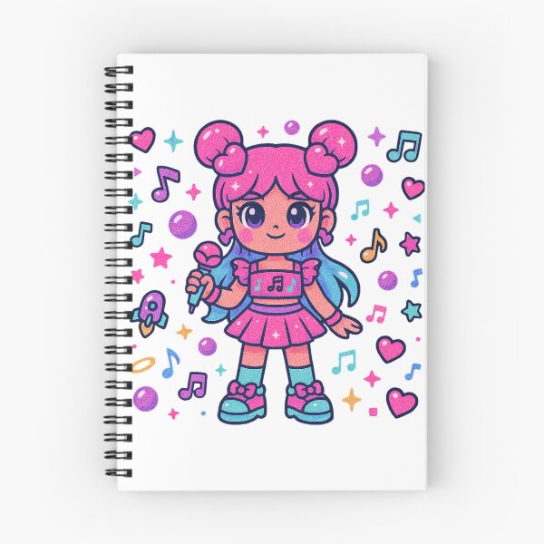 Item preview, ✨Pop Sparkle Diva – Kawaii Bubblegum Idol Doll ✨ designed and sold by Alquimia Lunar.