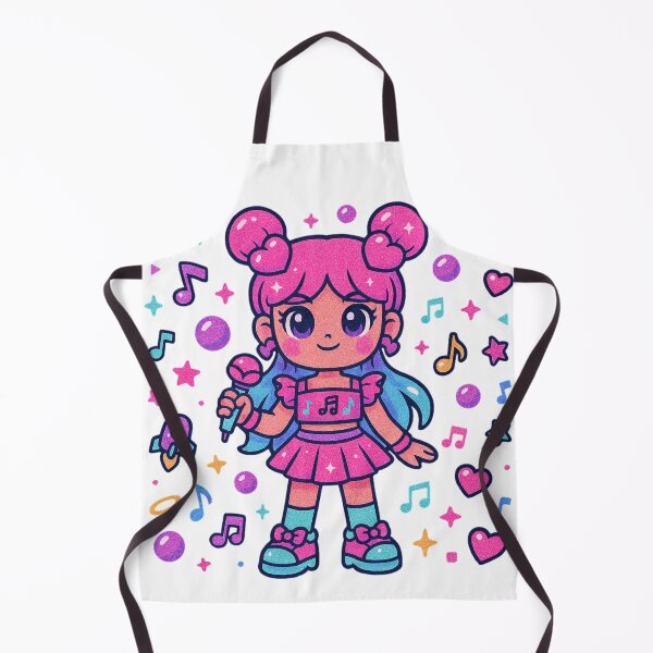 Item preview, ✨Pop Sparkle Diva – Kawaii Bubblegum Idol Doll ✨ designed and sold by Alquimia Lunar.
