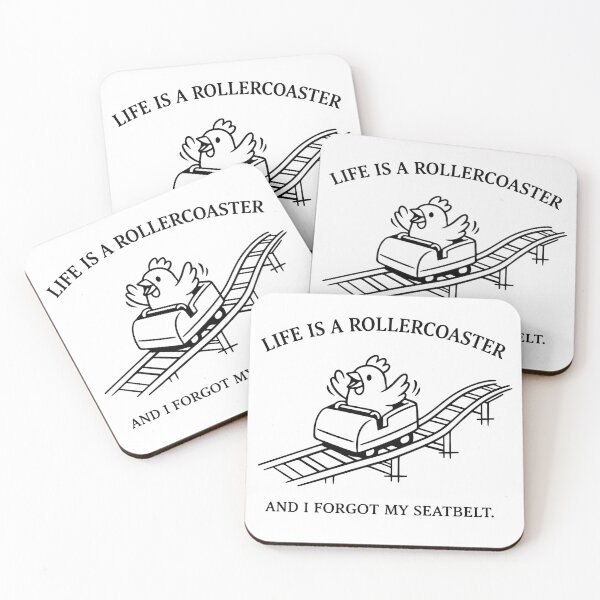 Item preview, LIFE IS A ROLLERCOASTER designed and sold by kirstenstration.