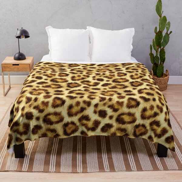 Item preview, Jungle-Inspired Leopard Textile - Wildlife Pattern  - Gifts For Him designed and sold by RoyalStarsPatts.