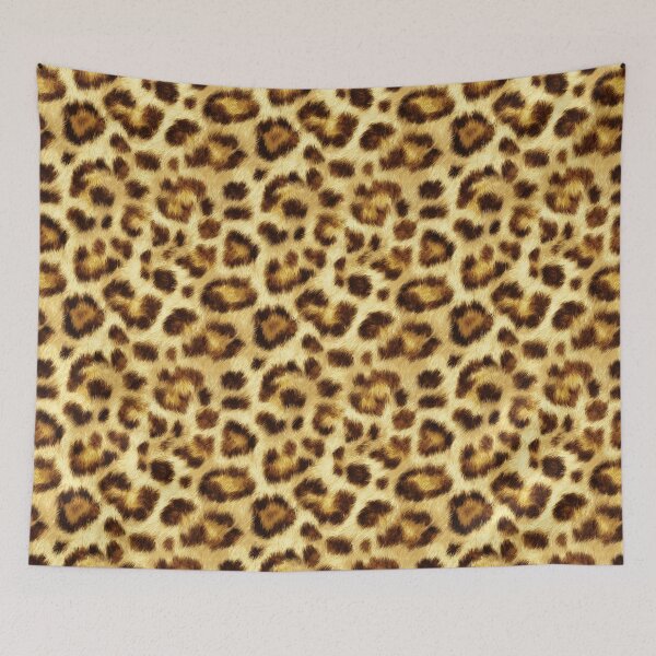 Item preview, Jungle-Inspired Leopard Textile - Wildlife Pattern  - Gifts For Him designed and sold by RoyalStarsPatts.