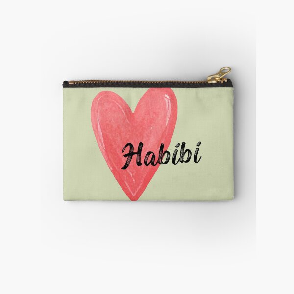 Item preview, Habibi Heart Illustration on muted pale green designed and sold by yara.lahdo.