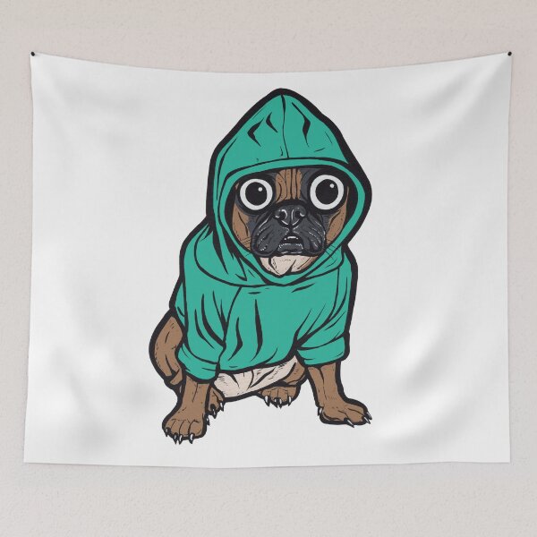 Item preview, French Bulldog Hoodie designed and sold by turddemon.