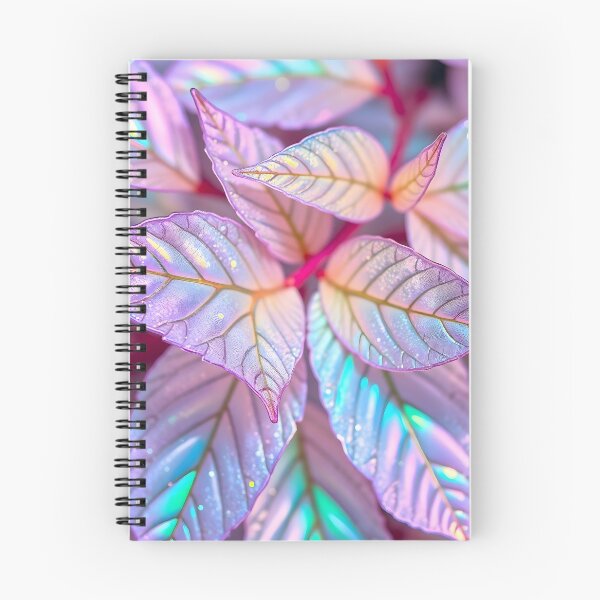 Item preview, Iridescent Lavender Leaves Holographic Botanical Art designed and sold by Sachie's Studio.