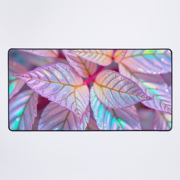 Item preview, Iridescent Lavender Leaves Holographic Botanical Art designed and sold by Sachie's Studio.