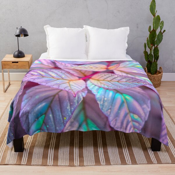 Item preview, Iridescent Lavender Leaves Holographic Botanical Art designed and sold by Sachie's Studio.