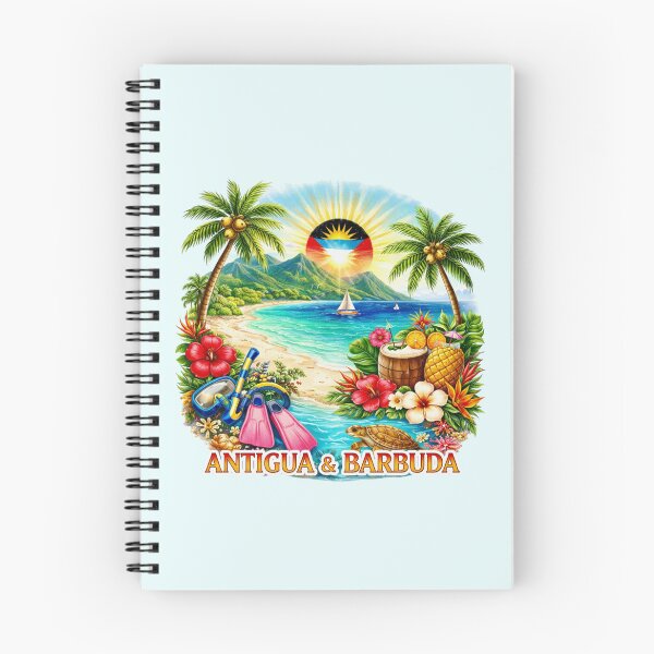 Item preview, Antigua & Barbuda Tropical Island designed and sold by Myra365Art.