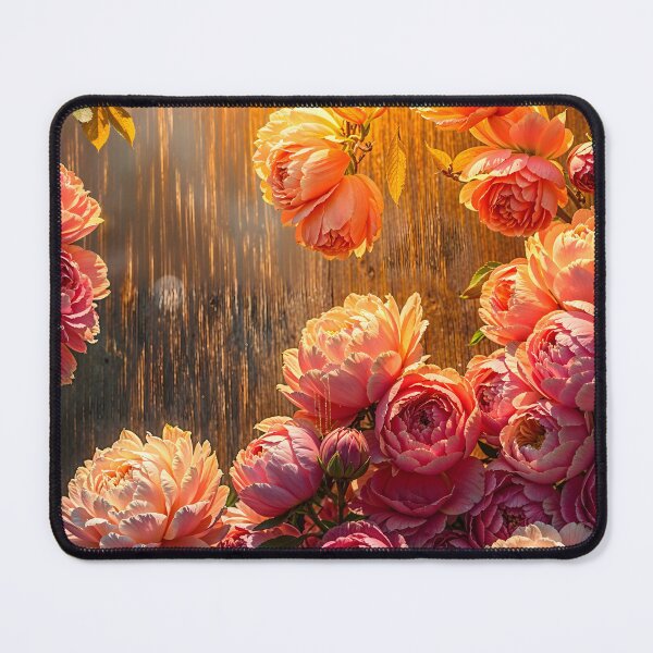 Item preview, Glowing Peonies Floral Art designed and sold by Sachie's Studio.