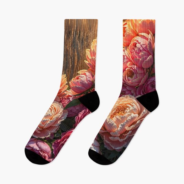 Item preview, Glowing Peonies Floral Art designed and sold by Sachie's Studio.