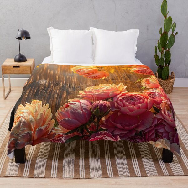 Item preview, Glowing Peonies Floral Art designed and sold by Sachie's Studio.