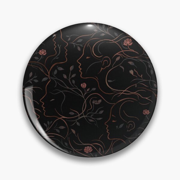 Item preview, Abstract Feminine Faces with Botanical Line Art designed and sold by Lacritsa .