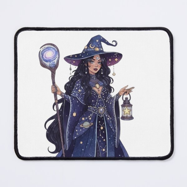 Item preview, Cosmic Witch – Mystical Space Magic Aesthetic Illustration designed and sold by CosmicCutouts.