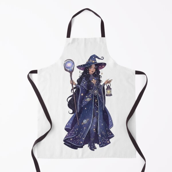 Item preview, Cosmic Witch – Mystical Space Magic Aesthetic Illustration designed and sold by CosmicCutouts.
