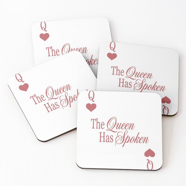 Item preview, The Queen has spoken Poker Card Aesthetic designed and sold by ArtzyFlow.