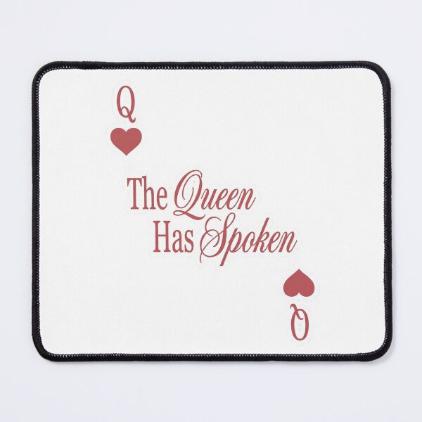 Item preview, The Queen has spoken Poker Card Aesthetic designed and sold by ArtzyFlow.