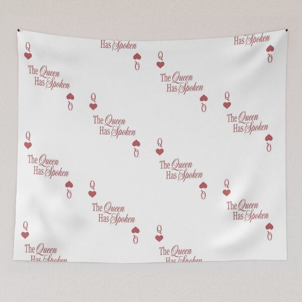 Item preview, The Queen has spoken Poker Card Aesthetic designed and sold by ArtzyFlow.