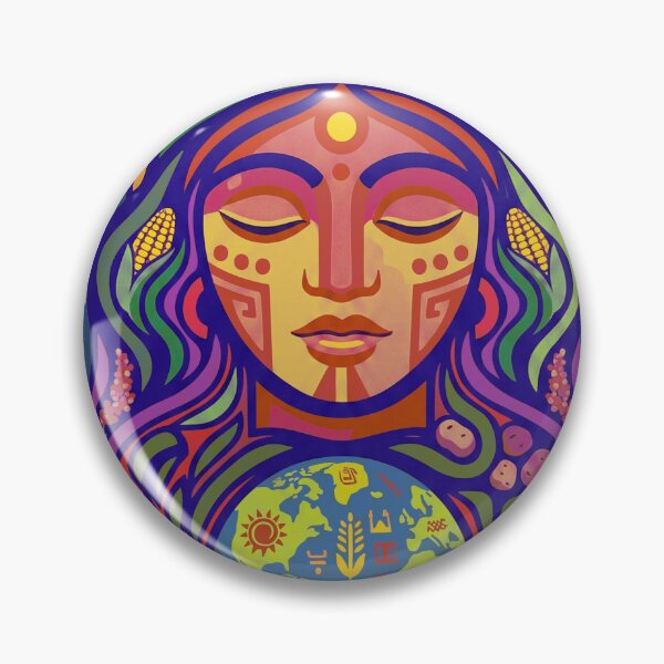 Item preview, Pachamama Mother Earth Colorful Andean Cultural Design designed and sold by HANANTI.
