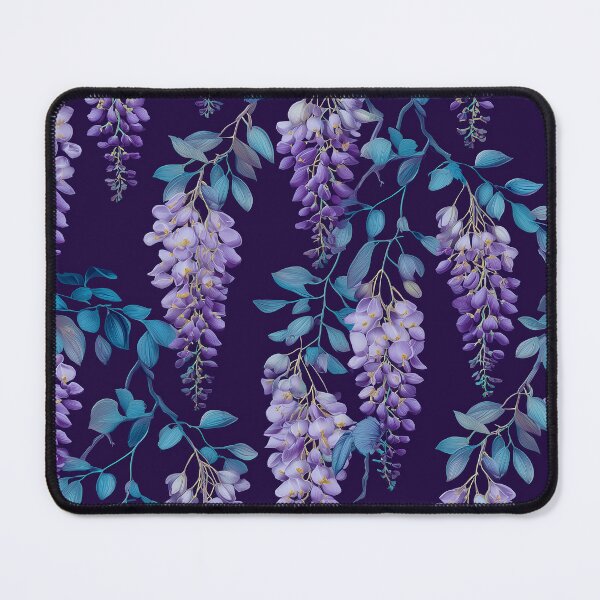 Item preview, Vintage Wisteria Floral Pattern – Romantic Cottagecore Botanical Design designed and sold by RLan.