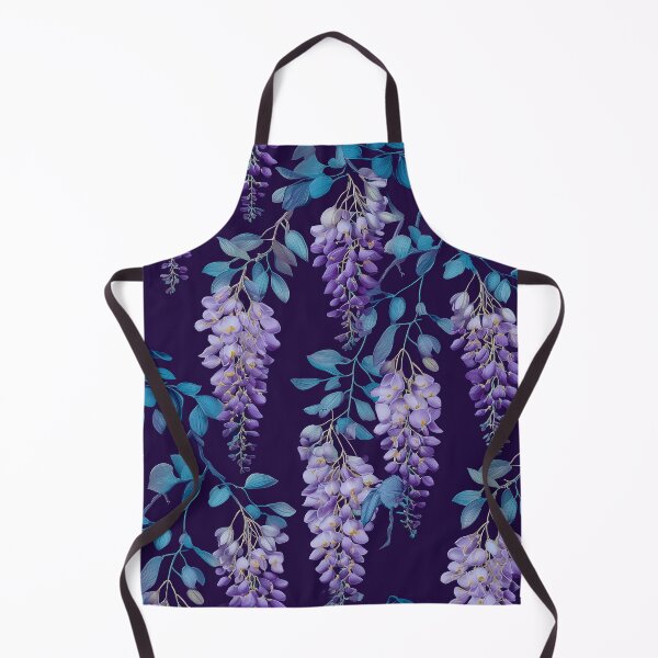 Item preview, Vintage Wisteria Floral Pattern – Romantic Cottagecore Botanical Design designed and sold by RLan.
