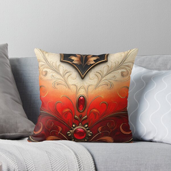Item preview, Heart №31 Ornate Gothic Red Gem Heart with Gold Filigree designed and sold by SyberGen.