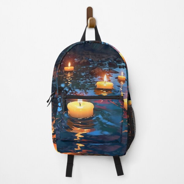 Item preview, Floating Candles in a Stream Peaceful designed and sold by Sachie's Studio.