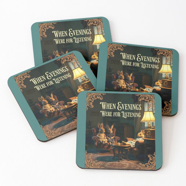 Item preview, When Evenings Were for Listening Vintage Memories designed and sold by Sachie's Studio.