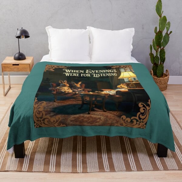 Item preview, When Evenings Were for Listening Vintage Memories designed and sold by Sachie's Studio.