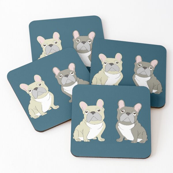 Item preview, French Bulldog Duo designed and sold by Mountain-Point.