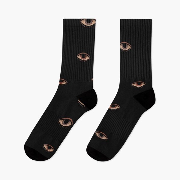 Item preview, Abstract Eyes Pattern on Black Background designed and sold by Lacritsa .