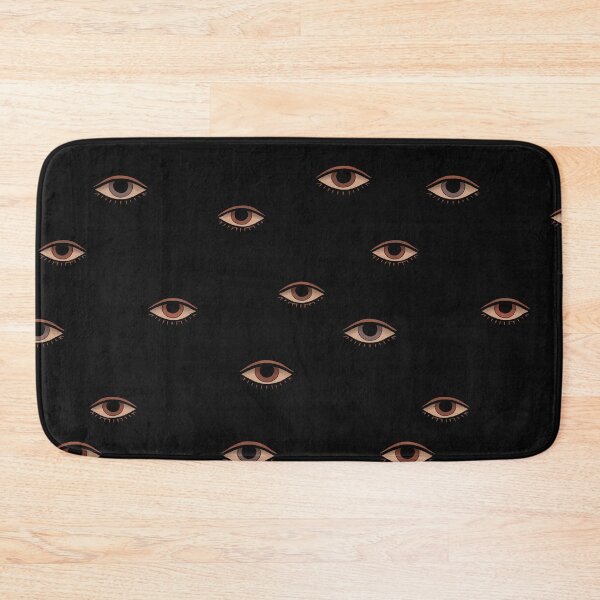 Item preview, Abstract Eyes Pattern on Black Background designed and sold by Lacritsa .