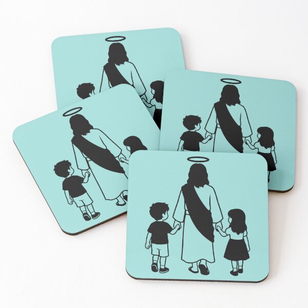 Item preview, Jesus Walking with Children designed and sold by theartfulaspie.