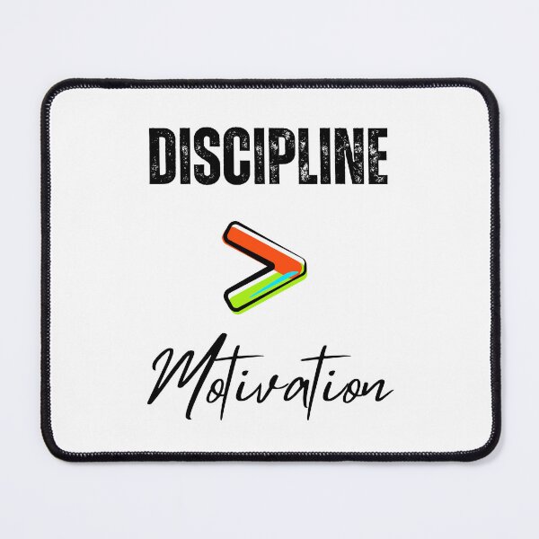 Item preview, Discipline Over Motivation designed and sold by Finish Line Feeling.