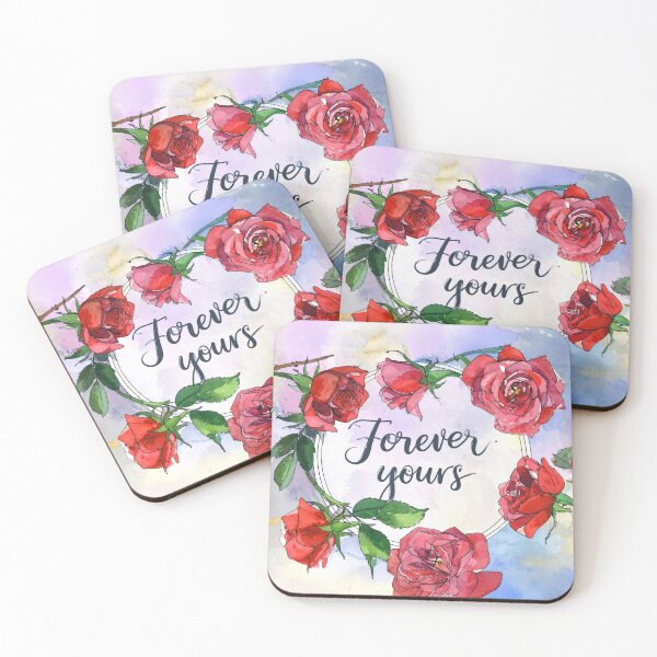 Item preview, Forever Yours Floral Illustration designed and sold by yara.lahdo.