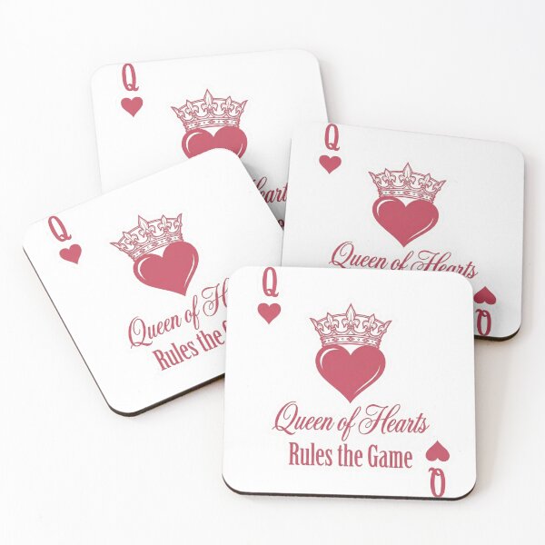 Item preview, Queen of Hearts, Rules the game Poker Card Aesthetic designed and sold by ArtzyFlow.