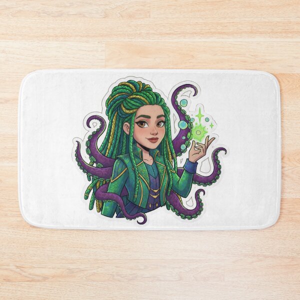 Aperçu de l'œuvre Uliana : La Sorcière des Mers - Fan Art de Descendants 4 : L'Ascension du Rouge créée et vendue par Dysneys shop.