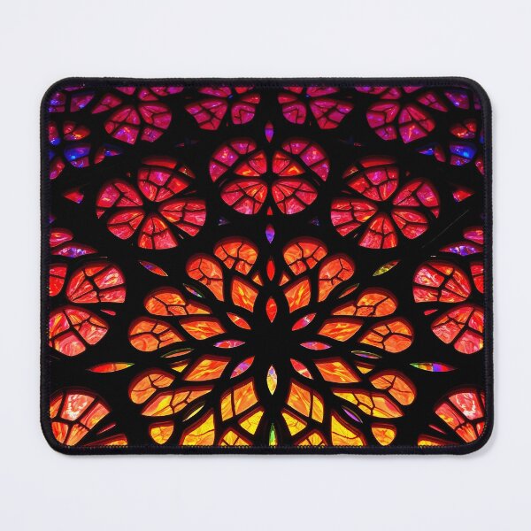 Item preview, Radiating Floral Stained Glass designed and sold by Sachie's Studio.