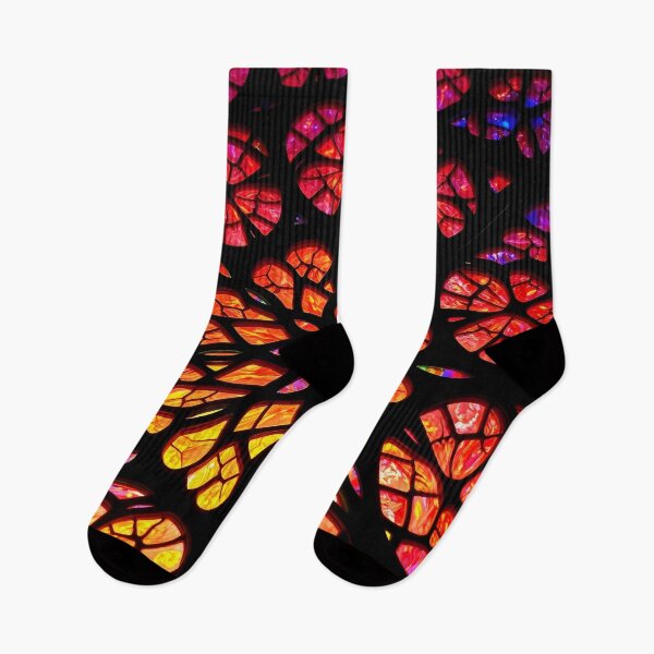 Item preview, Radiating Floral Stained Glass designed and sold by Sachie's Studio.