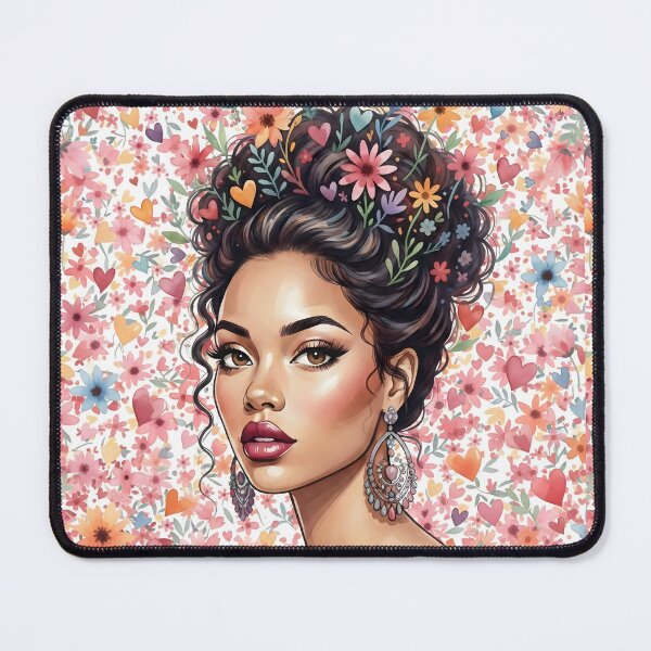Item preview, Floral Heartbloom Portrait designed and sold by VibranPalette.