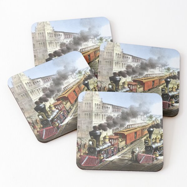 Item preview, Vintage American Railroad Art - Lightening Express - Lithograph designed and sold by karwilberevivalcollection.
