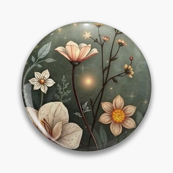 Item preview, Flowers with Sparkles Floral Fantasy designed and sold by Sachie's Studio.