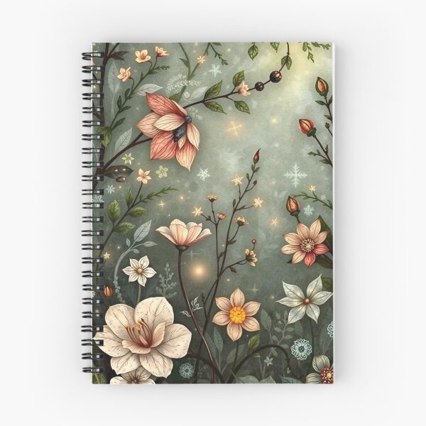 Item preview, Flowers with Sparkles Floral Fantasy designed and sold by Sachie's Studio.