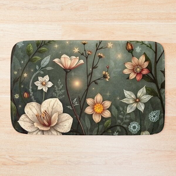 Item preview, Flowers with Sparkles Floral Fantasy designed and sold by Sachie's Studio.