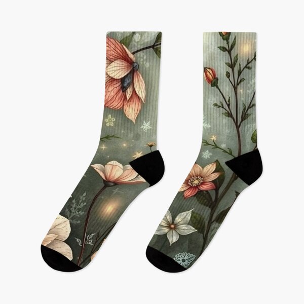 Item preview, Flowers with Sparkles Floral Fantasy designed and sold by Sachie's Studio.