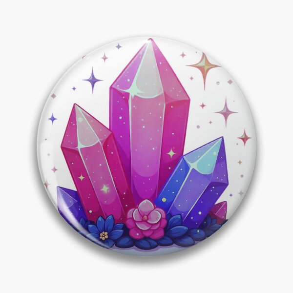 Item preview, Magical Crystal Cluster – Kawaii Fantasy Gemstones designed and sold by Alquimia Lunar.