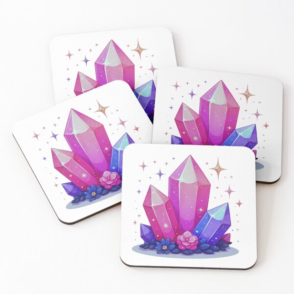 Item preview, Magical Crystal Cluster – Kawaii Fantasy Gemstones designed and sold by Alquimia Lunar.