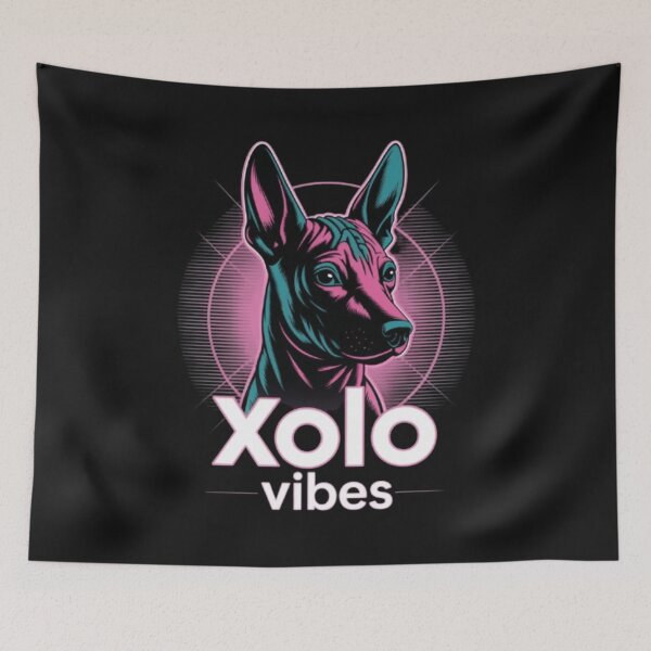 Item preview,   Xoloitzcuintli Dog Vaporwave T-shirt | Mexican Hairless Dog Sticker Neon Aesthetic designed and sold by Youpiworld.