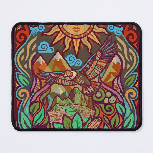 Item preview, Andean Condor Mystical Flight Over Machu Picchu designed and sold by HANANTI.