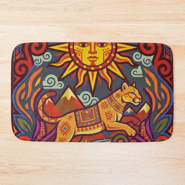 Item preview, Andean Puma Guardian of the Earth Kay Pacha designed and sold by HANANTI.
