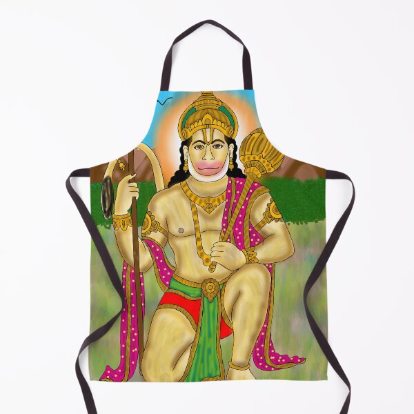 Item preview, Hanuman Ji Sacred Art Drawing – Hindu Mythology Divine Illustration designed and sold by Harshit_Digital_Arts.